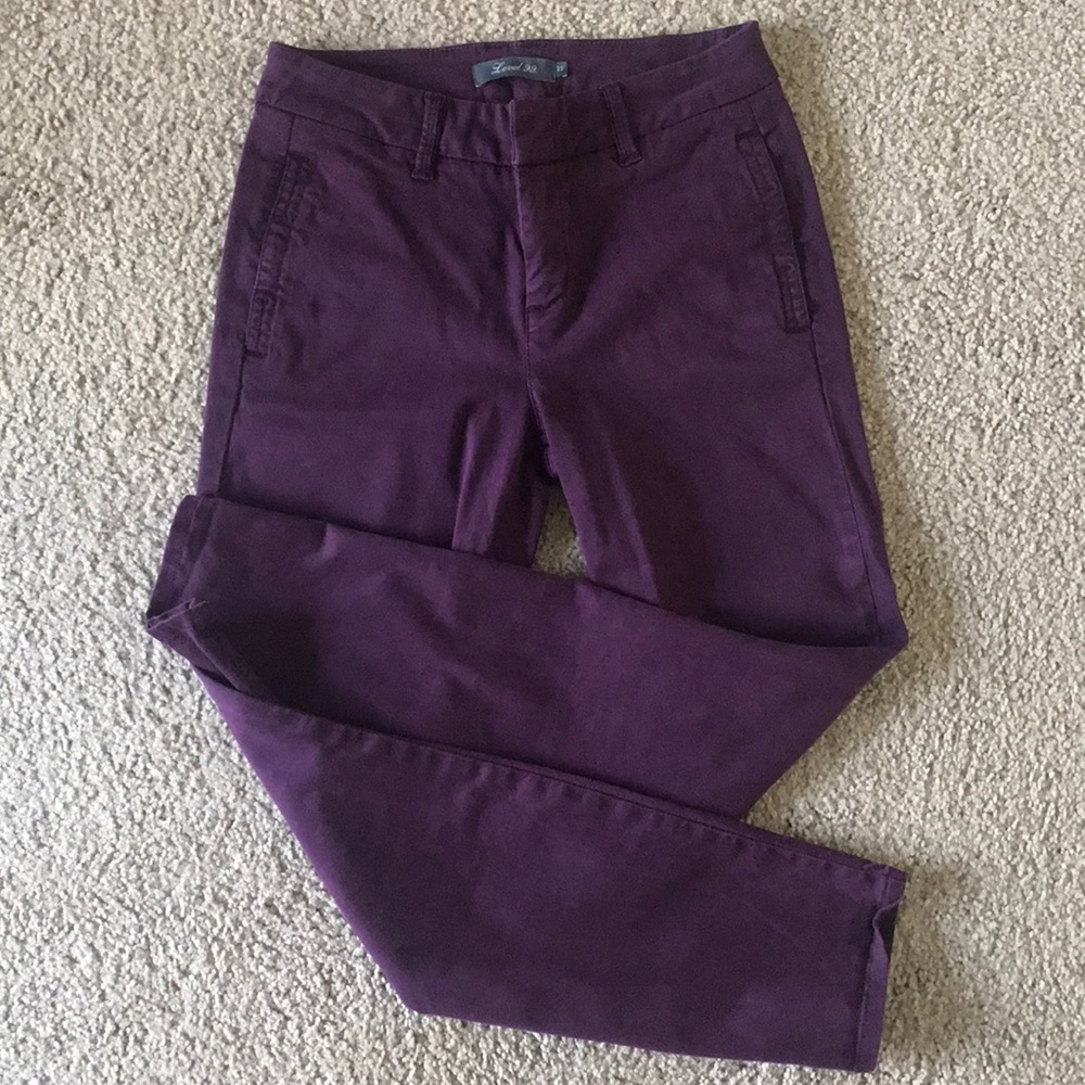 Level 99 Plum (Purple) Pants. Size 25.